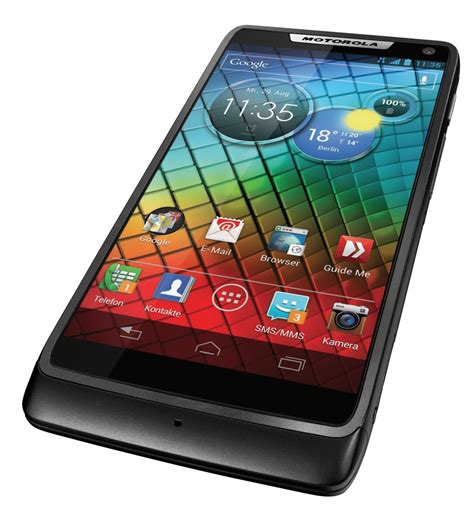 Motorola Razr I Android Smartphone Mit Intel Prozessor Zdnetde