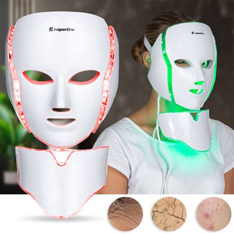 Led Faceneck Mask Light Therapy Insportline Hilmana Insportline