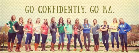 Go Confidently Cover Photo Sorority Girl Kappa Delta Social Media