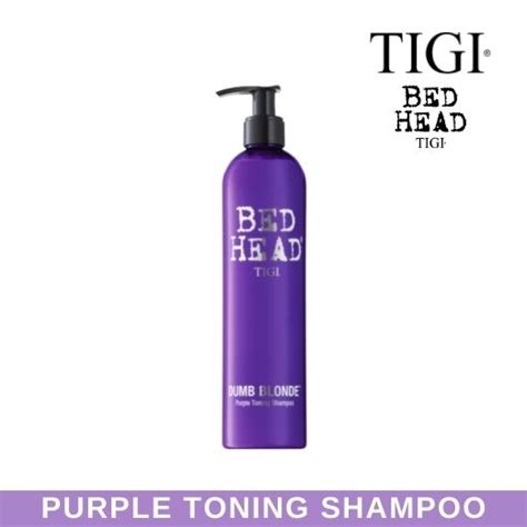 Tigi Bed Head Dumb Blonde Purple Toning Shampoo Shopee Philippines