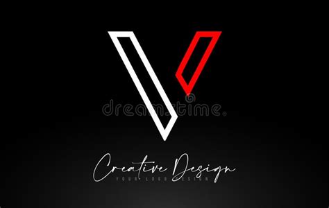 Monogram V Letter Logo Design With Creative Lines Icon Design Vector