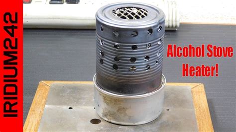 Home Made Alcohol Stove Heater Youtube Alcohol Stove Stove Heater