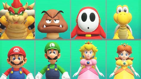 Super Mario Party All Characters Are Looking For Love Youtube