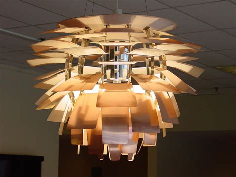 The leaf system incorporates 72 leaves across. Artichoke Lamp In Copper Made in Denmark by Louis Poulsen ...