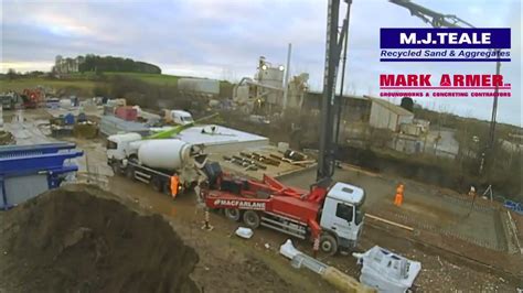 Mj Teale Recycled Sand And Aggregates Candd Wash Plant Civils Timelapse