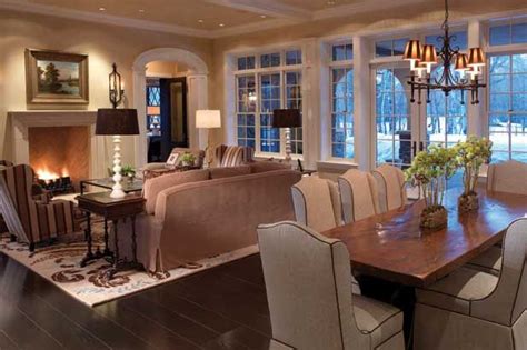 It will determine the placement of the furniture pieces based on the sketches. Luxury living dining room combo. | Living Rooms and ...
