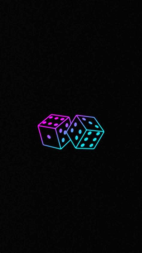 Cool Neon Dice Wallpaper Posted By Ryan Sellers