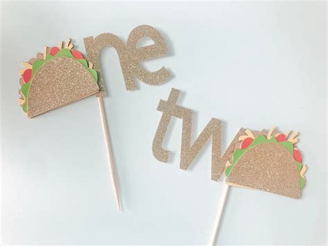 Taco Cake Topper Taco Twosday Cake Topper Fiesta Cake Etsy