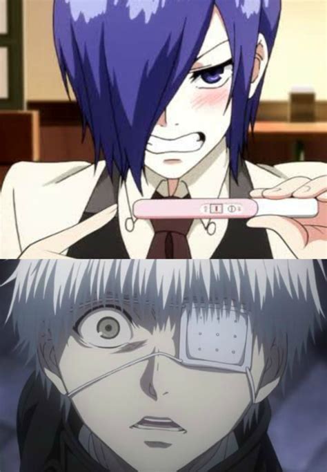 Anime, tokyo ghoul, ken kaneki, mask, red eyes, upside down. Kaneki reaction of Touka pregnancy by BlackOtakuZ on ...