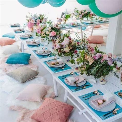 Blue And Pink Table Decorations Decor Home Decor