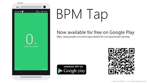 Android App Bpm Tap Measure Your Heart Rate Or A Songs Rhythm In Bpm
