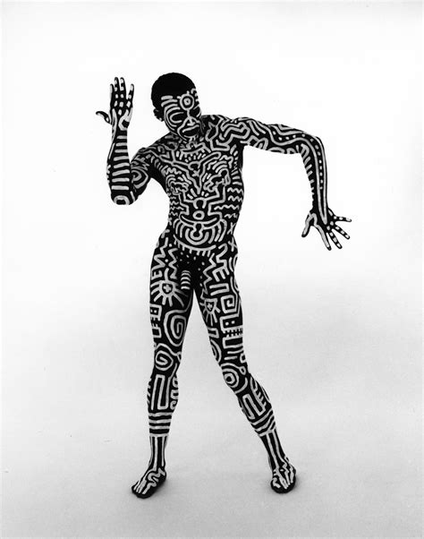 Bill T Jones Body Painting By Keith Haring Image G And Image I 1983