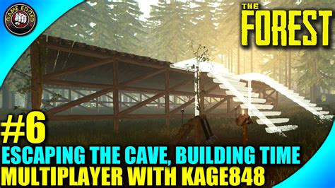 The Forest Lets Play Ep 06 Exiting The Cave Base Build