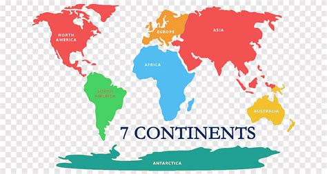 Mapa De Los 7 Continentes Del Mundo Canvas Woot Kulturaupice