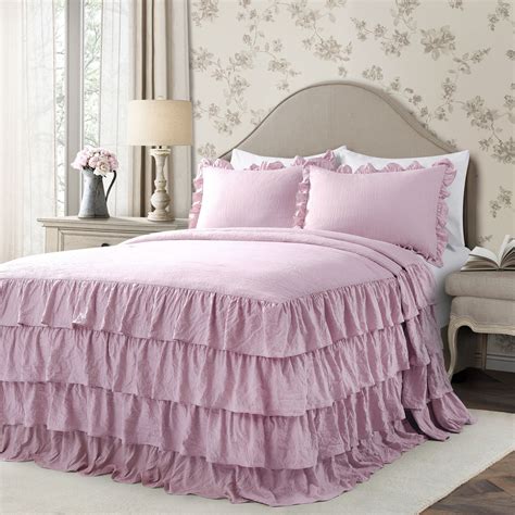 Allison Ruffle Skirt Bedspread Set Bed Spreads Bedspread Set Ruffle