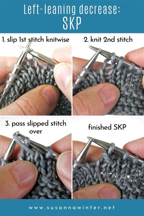 Learn How To Knit Skp Left Leaning Decrease Tutorial Talvi Knits