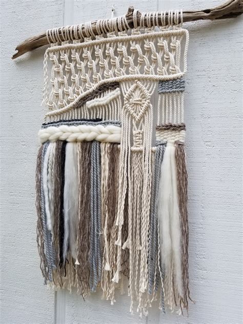 Dendritic Agate Macrame Wall Hanging - MossHound Designs