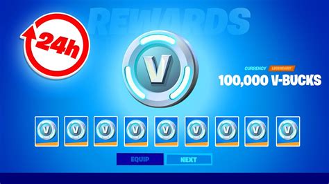 How Many V Bucks Can I Get In 24 Hours Youtube