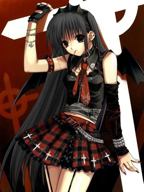 The Wallflower Anime Goth Girl This Is The Extra Cool Anime Punk Girl