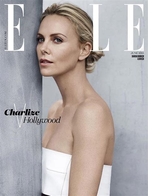 Charlize Theron Covers Elle Uk June 2015 Charlize Theron Fashion