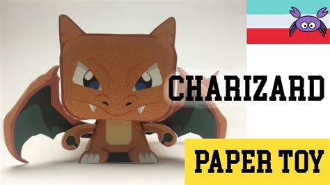 How To Make A Pokemon Charizard Paper Toy Papercraft Free Template