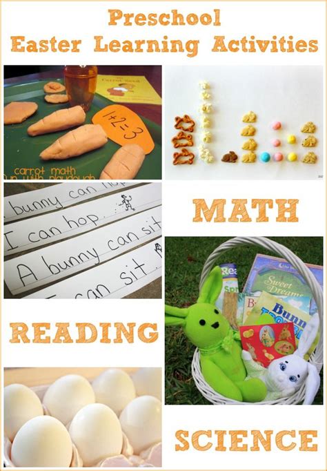 Easter Learning Activities For Preschool The Educators Spin On It