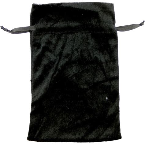 Unlined Velvet Bag 4x6 Black Each Kheops International