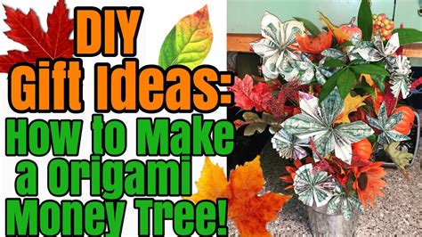 How To Make A Cash Origami Money Tree T Idea Youtube