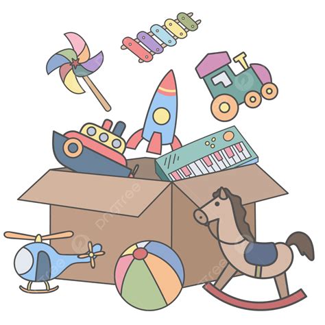 Gambar Kotak Mainan Mainan Bermain Kotak Mainan Png Dan Vektor