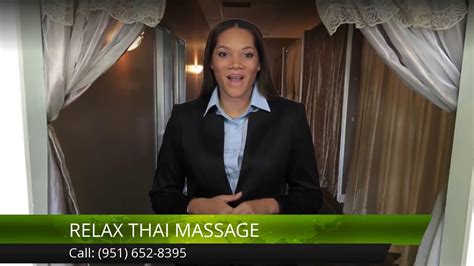 Best Massage Hemet Relax Thai Massage Thai Deep Tissue Full Body Massage Therapy Youtube