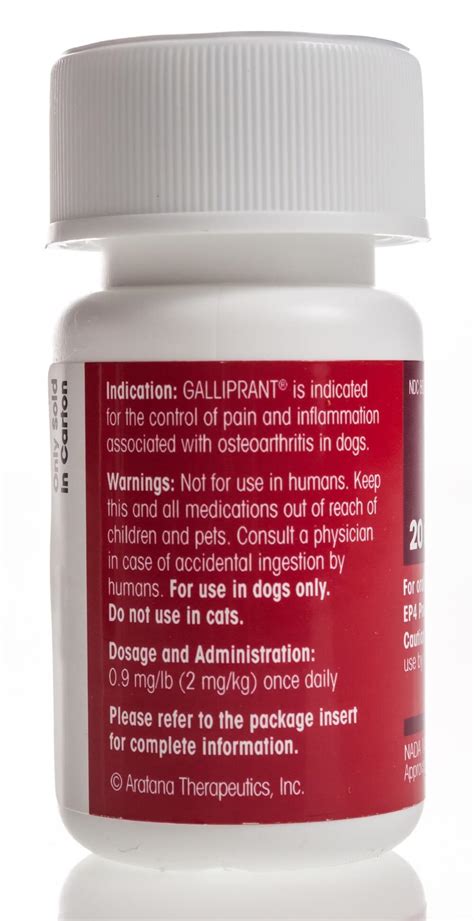 The dermatology life quality index scores were also improved in bilastine than in placebo. Galliprant (Grapiprant) Tablets, 20 mg | Santa Cruz Animal ...