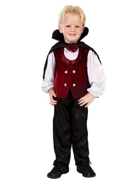 Infant And Toddler Boys Suave Vampire Halloween Costume