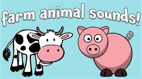 Farm Animals For Toddlers Learn Farm Animal Sounds And Names Kids