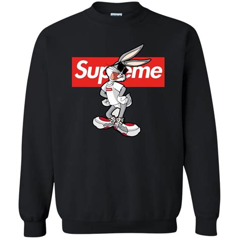 Supreme bugs bunny wallpapers wallpaper cave. Supreme Bug Bunny Rabbit Pullover Sweatshirt in 2020 (With images) | Supreme sweatshirt ...