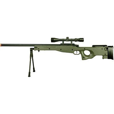 Fps Agm L Awp Awm Spring Airsoft Gun Sniper Rifle Scope Green W
