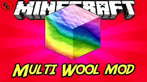 Minecraft Mods Multi Wool Mod 1 7 10 Youtube