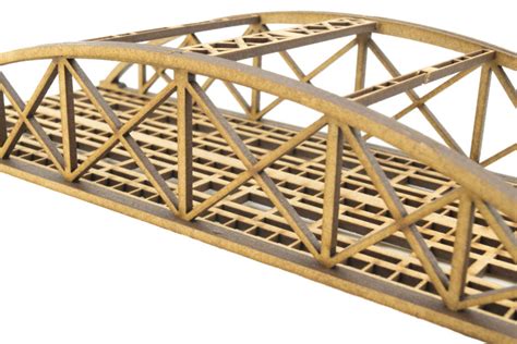 N Gauge Double Track Mdf Bowstring Bridge Choose Colour Scale Model