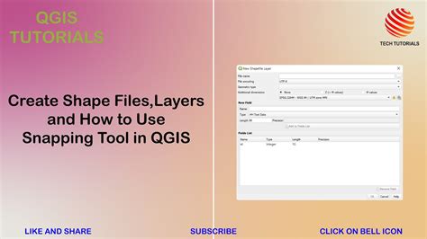 How To Create A Shape Files And Layers In Qgis How To Use Snapping