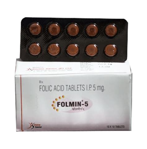 Folmin Tablet Buy Strip Of 10 Tablets At Best Price In India 1mg