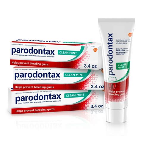 Parodontax Gingivitis Toothpaste For Bleeding Gums Clean Mint 34 Oz