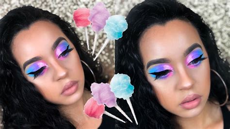 Cotton Candy Inspired Makeup Tutorial 💖💜💙 Youtube