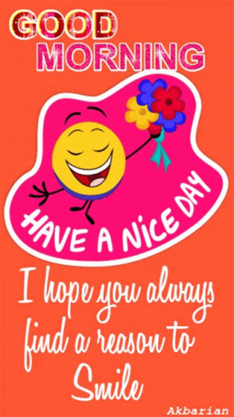 Happy Emoji Inspiring Morning Message 