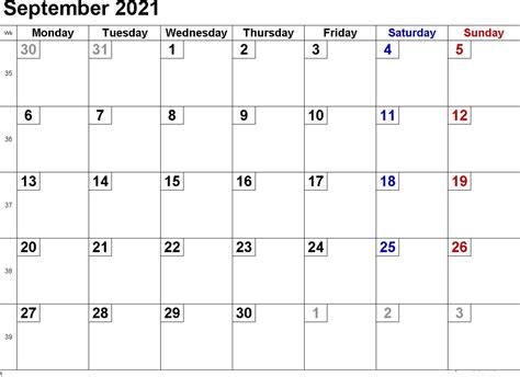 Blank 2021 calendar templates are well formatted pages. Microsoft Word Calendar Template 2021 Monthly | Free ...