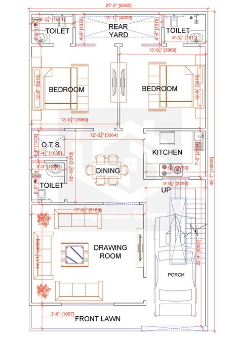 2000 Sq Ft 4 Bhk House Plan Artofit