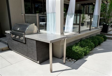Outdoor Kitchen Table Extension Outdoor Kitchen Contemporary Outdoor