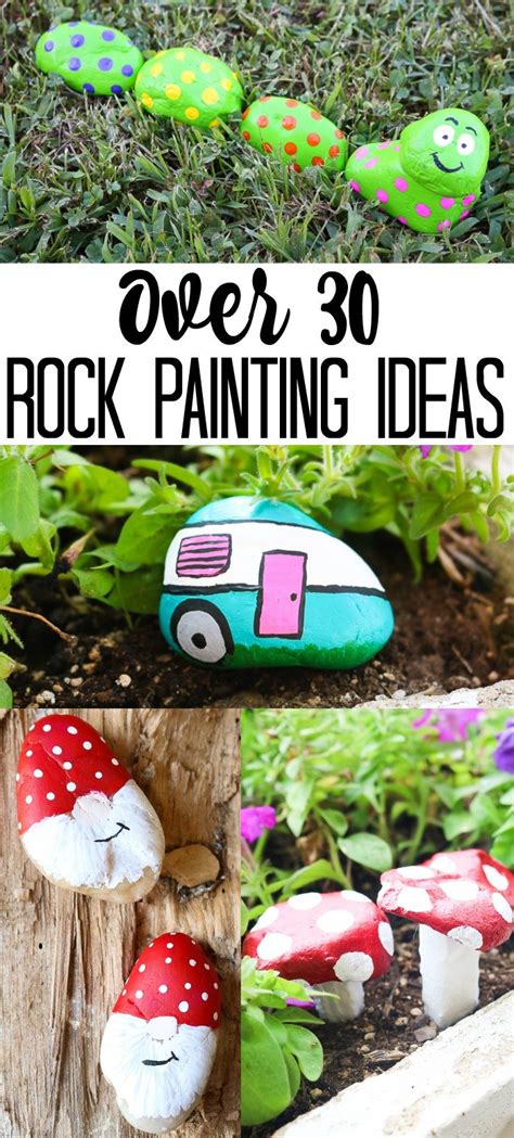 Garden Easy Garden Rock Painting Ideas Home And Garden Reference