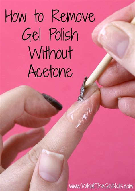 Just reach for acetone nail polish remover. How to Remove Gel Polish Without Acetone #BeautyTipsForBlondes