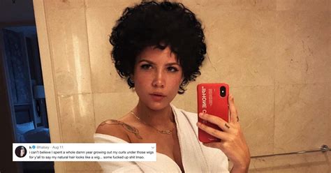 Halsey Called Out People Who Said Her Natural Hair “looked Like A Wig