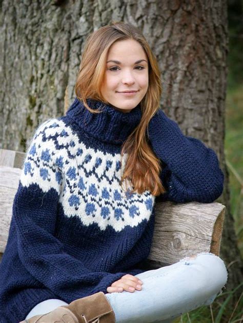 lovely turtleneck sweater icelandic sweaters woolen sweaters thick sweaters girls sweaters