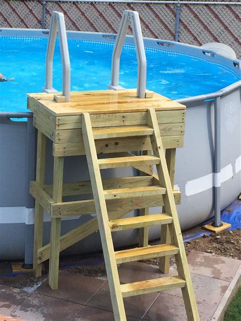 Deck Pool Ladders Above Ground Pools